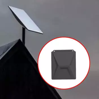 Силиконовый защитный чехол для антенны, практичный компактный сменный защитный чехол чёрный