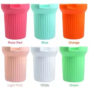 Силиконовый защитный чехол для чашки, нескользящая изолированная нижняя крышка для чашки, защитный держатель для чашки Stanley объемом 40 унций, аксессуары розы красного