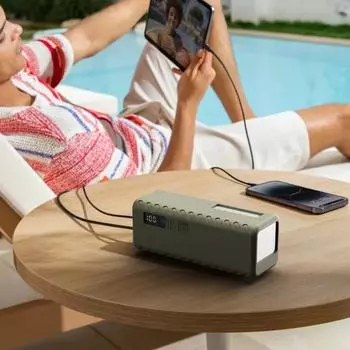 Силиконовый защитный чехол для CUKTECH 15SE Power Charger, противоударный чехол с полным покрытием, легкий доступ армия зеленый