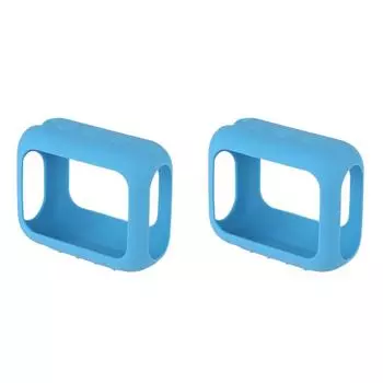 Силиконовый защитный чехол для динамика с крючком для портативного динамика JBL GO4(синий)