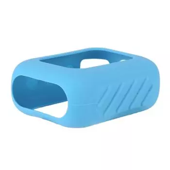 Силиконовый защитный чехол для динамика с крючком для портативного динамика JBL GO4(синий)