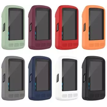 Силиконовый защитный чехол для GPS-компьютера Wahoo ELEMNT ROAM, противоударный защитный чехол для велосипедного спидометра, бампер для велоспорта чёрный