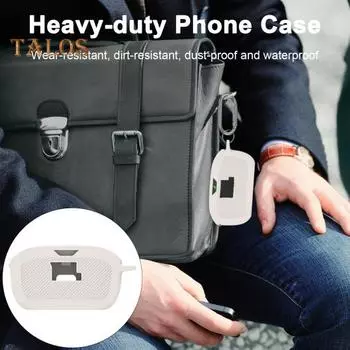 Силиконовый защитный чехол для JBL Vibe Buds, противоударный, пыленепроницаемый, с отверстием для зарядки, портативная сумка для хранения синий