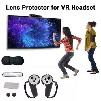 Силиконовый защитный чехол для контроллера с противоскользящей рукояткой и защитой линз VR-гарнитуры Защитные аксессуары для PICO 4 Ultra