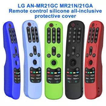 Силиконовый защитный чехол для LG AN-MR21GC AN-MR21GA AN-MR21N Magic, противоударный чехол с пультом дистанционного управления чёрный