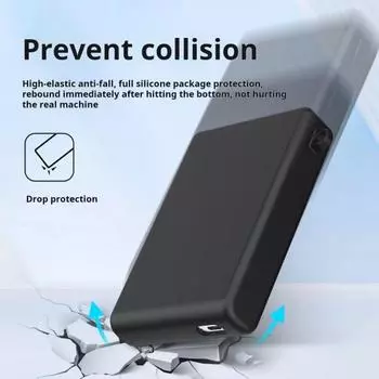 Силиконовый защитный чехол для мгновенного фотопринтера, ударопрочный, с индивидуальной подгонкой, простой дизайн фиолетовый