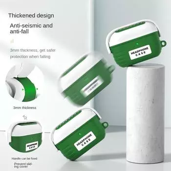 Силиконовый защитный чехол для наушников, 3D чехол для хранения наушников для Airpods pro 2/Airpods 3 Outdoor