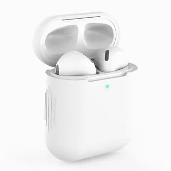 Силиконовый защитный чехол для наушников Airpods, универсальный чехол с защитой от падения 1, 2 поколения