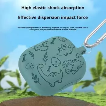 Силиконовый защитный чехол для наушников, ударопрочный, ударопрочный, бесшовный, простая установка, защитный чехол для SamsungGalaxy светло-фиолетовый