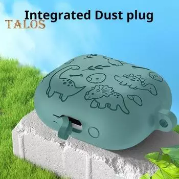 Силиконовый защитный чехол для наушников, ударопрочный, ударопрочный, бесшовный, простая установка, защитный чехол для SamsungGalaxy Buds 3/3pro светло-фиолетовый