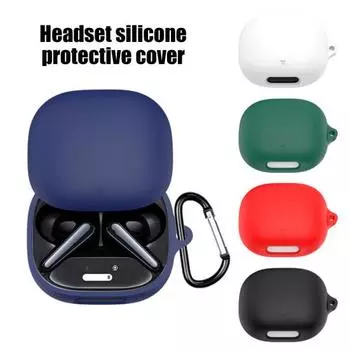 Силиконовый защитный чехол для наушников, ударопрочный, ударопрочный, простая установка, защита для наушников Soundcore Liberty 4 Pro