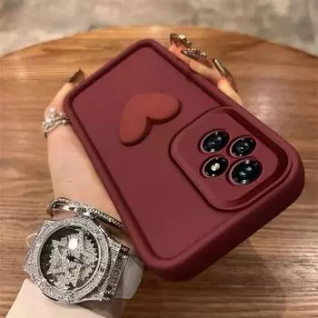 Силиконовый защитный чехол для объектива камеры Love Heart для Huawei Honor 200 100 90 80 70 60 Pro Lite Honor 200 кофейный