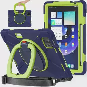 Силиконовый защитный чехол для планшета Xiaomi 5/6 с вращающимся кронштейном, детский защитный чехол от падений для Mi Pad 6 Pro 11.2 inch