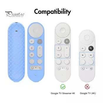 Силиконовый защитный чехол для пульта дистанционного управления с противоскользящей рукояткой, ударопрочный, простой в установке чехол для пульта дистанционного управления для Google TV Streamer красный