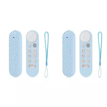 Силиконовый защитный чехол для пульта дистанционного управления для Google TV Streamer 4K(Голубое небо)