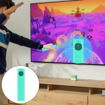 Силиконовый защитный чехол для пульта дистанционного управления Yousheng, защита на 360 градусов, противоскользящий дизайн, простая установка, мягкий защитный чехол для игровой площадки Nex зелёный