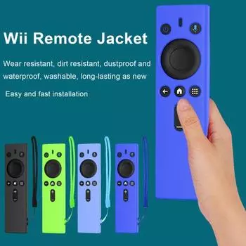 Силиконовый защитный чехол для пульта Rokid Station, глобальная версия, пылезащитный, водонепроницаемый, идеально подходит для плеера, защитный чехол с пультом дистанционного управления чёрный