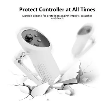 Силиконовый защитный чехол для Quest3 VR Touches, ручка контроллера, игровые контроллеры, удобная ручка, аксессуары VR оранжевый