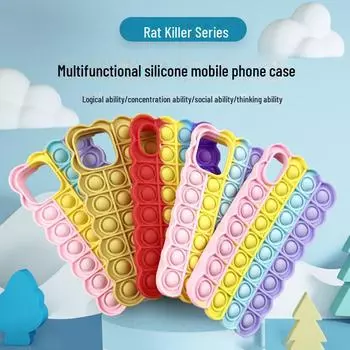 «Силиконовый защитный чехол для телефона с защитой от падений и разгрузкой от давления для Apple и Xiaomi» iPhone зелёный/оранжевый