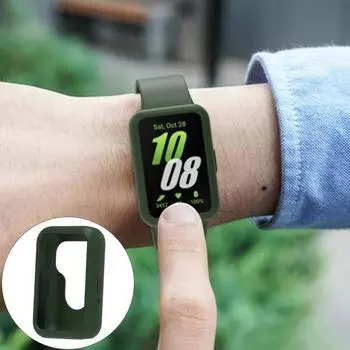 Силиконовый защитный чехол для умных часов, износостойкий, против царапин, простой в установке, защитный бампер, чехол для SamsungGalaxy Fit 3 розовый