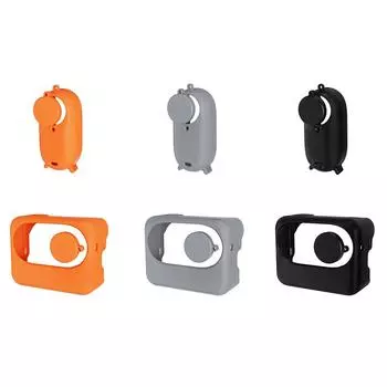 Силиконовый защитный чехол для защиты от столкновений, устойчивый к царапинам, защитная кожа для камеры с крышкой объектива