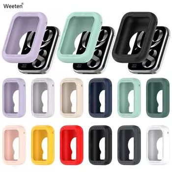 Силиконовый защитный чехол из ТПУ для Xiaomi Mi Band 8 Pro, чехол для часов, аксессуары для Mi Band 8pro, браслет, аксессуары полуночно-синий