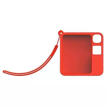 Силиконовый защитный чехол, мягкий чехол с защитой от падения для устройства Rabbit R1 AI(красный)