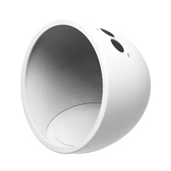 Силиконовый защитный чехол против царапин, чехол для смарт-динамика, защита от падений, пылезащитный чехол для динамика Echo Spot 2024 чёрный