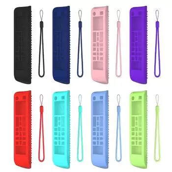 Силиконовый защитный чехол противоскользящий чехол для пульта дистанционного управления телевизором противоударный со шнурком для пульта дистанционного управления Samsung Smart TV BN59-01315A 01315B чёрный