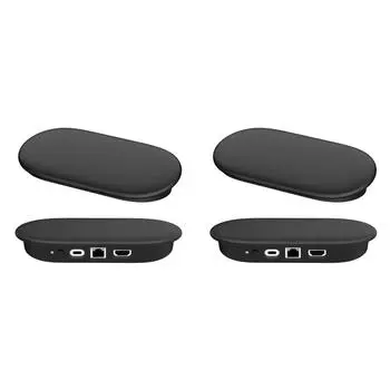 Силиконовый защитный чехол противоударный для Google TV Streamer (4K) (черный) КДЕ