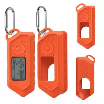 Силиконовый защитный чехол, противоударный, с подвесной пряжкой, защитный чехол, устойчивый к царапинам и падениям, для чехла Flipper Zero оранжевый