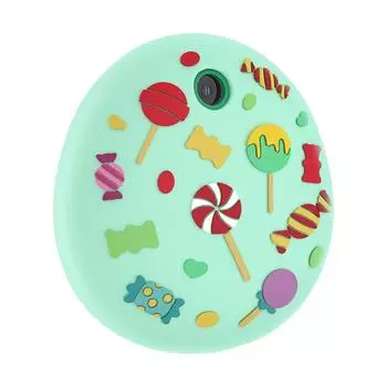 Силиконовый защитный чехол, противоударный защитный чехол, устойчивый к царапинам, мягкий чехол с карабином, совместимый с Tamagotchi Pix синий