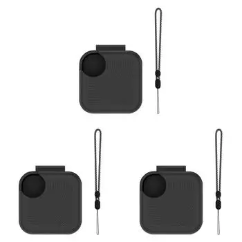 Силиконовый защитный чехол с защитным ремешком для бутонов CMF(черный)