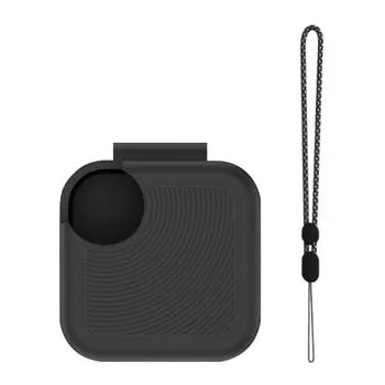 - Силиконовый защитный чехол с защитным шнурком для наушников CMF Buds(черный)