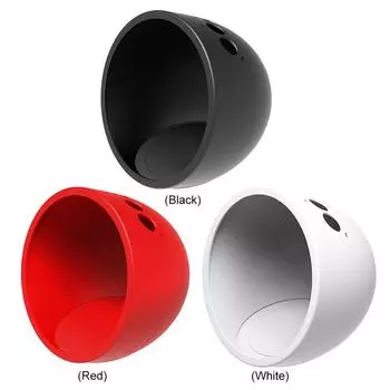 Силиконовый защитный чехол с защитой от царапин, силиконовый защитный рукав, защита от падений, пылезащитный чехол для динамика Echo Spot 2024 чёрный