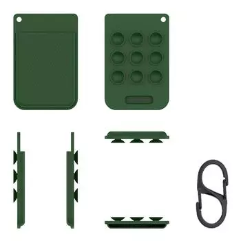 Силиконовый защитный чехол Shockprof для диктофона PLAUD Note AI(зеленый)