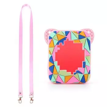 Силиконовый защитный чехол со шнурком для интерактивной игрушки Bitzee Magicals(синий)