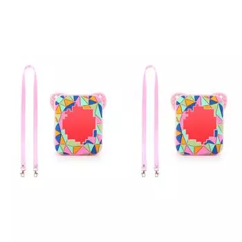 Силиконовый защитный чехол со шнурком для интерактивной игрушки Bitzee Magicals(розовый)