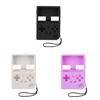 Силиконовый защитный чехол со шнурком для RG35XX/RG35XX Plus (черный)