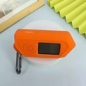 Силиконовый защитный чехол, устойчивый к царапинам, противоударный, с подвесной пряжкой, мягкий защитный чехол для Flipper Zero чёрный