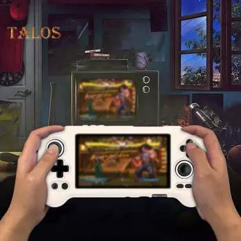 Силиконовый защитный чехол, устойчивый к царапинам, ударопрочный, износостойкий, простой в установке, силиконовый чехол для игровой консоли ANBERNIC RG556 чёрный