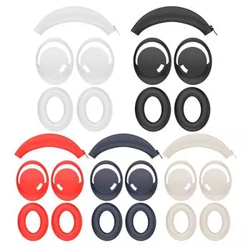 Силиконовый защитный чехол, устойчивый к царапинам, водонепроницаемый для наушников 1MORE SonoFlow белый