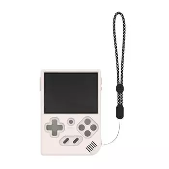 Силиконовый защитный чехол, устойчивый к царапинам, защитный чехол для портативной игровой консоли Anbernic RG35XX Plus бежевый