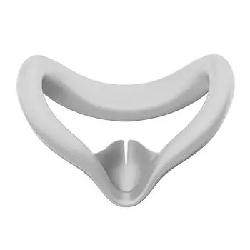 Силиконовый защитный чехол VR с защитой от пота для гарнитуры Meta Quest 3S VR (серый) Q