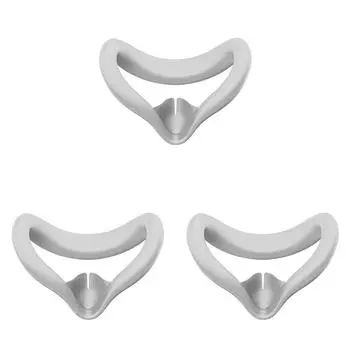 Силиконовый защитный чехол VR с защитой от пота для гарнитуры Meta Quest 3S VR (серый)