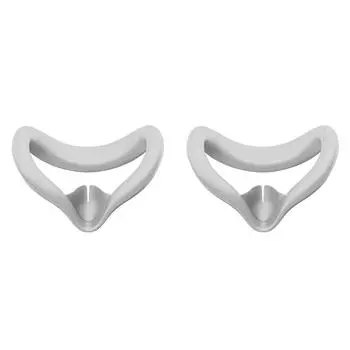 Силиконовый защитный чехол VR с защитой от пота для гарнитуры Meta Quest 3S VR (серый) Q