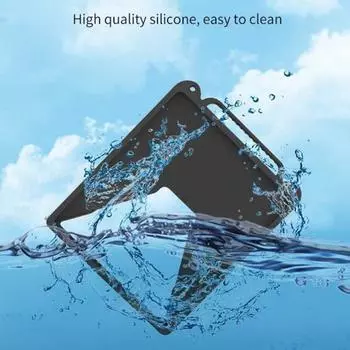 Силиконовый защитный чехол Yousheng, ударопрочный, водонепроницаемый, простая установка, противоскользящий дизайн, точный защитный чехол для Starlink Mini чёрный