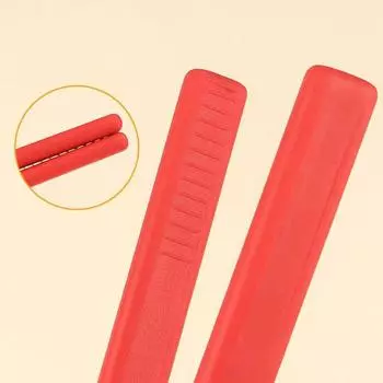 Силиконовый зажим для еды, А-образный держатель для кухонных инструментов для выпечки, щипцы для шведского стола, барбекю, мясо, стейк, овощной хлеб, держатель для кубиков льда красный