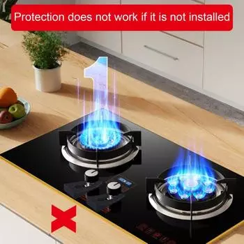 Силиконовый зажим для ручки газовой плиты, безопасный для детей, универсальный кухонный выключатель для микроволновой печи серый