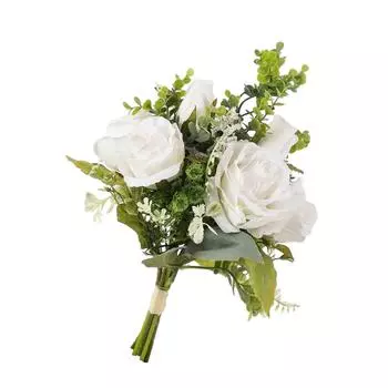 Silk Artificial Flower Bouquet For Home Wedding - Wide Application And Good Hand Feeling Decor